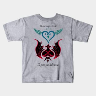 Kingdom Hearts: Dark vs. Light Kids T-Shirt